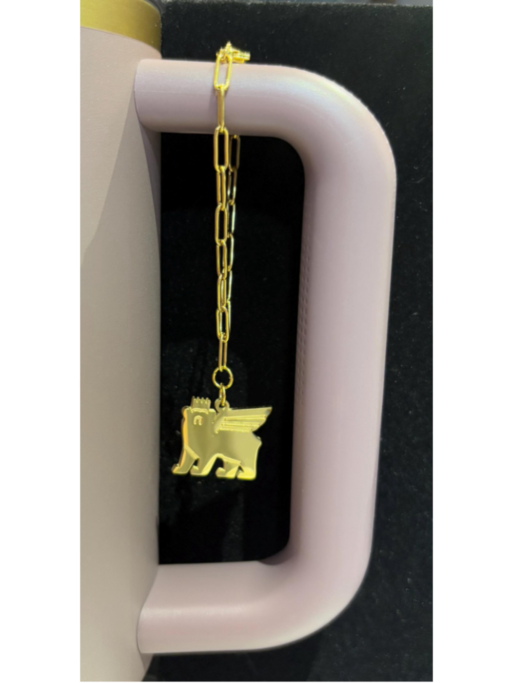 Gold Stanley logo cup charm chain - Picture 8 of 10
